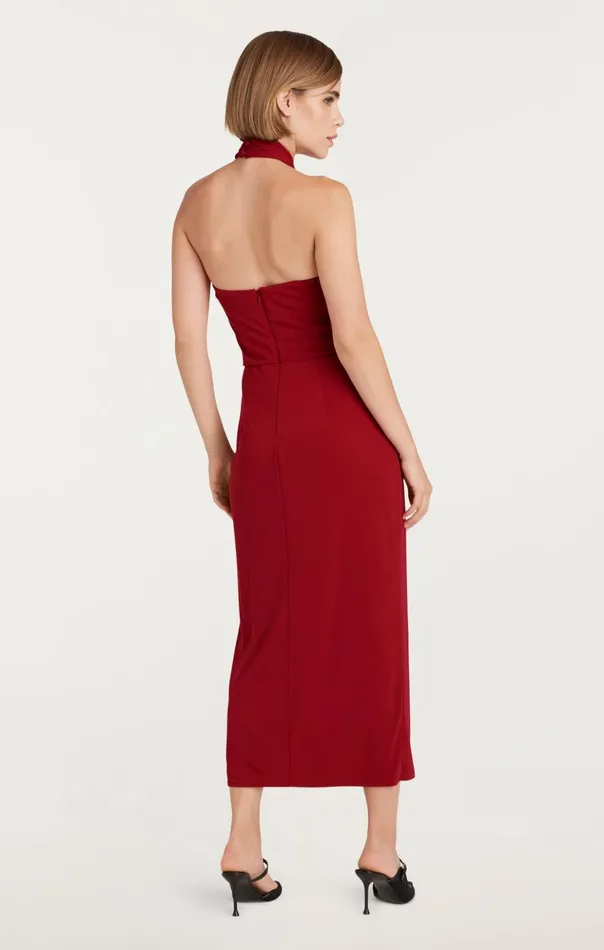 Women Cinq Sept Midi Kaily Dress Rosewood