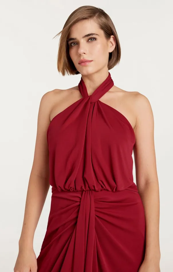 Women Cinq Sept Midi Kaily Dress Rosewood