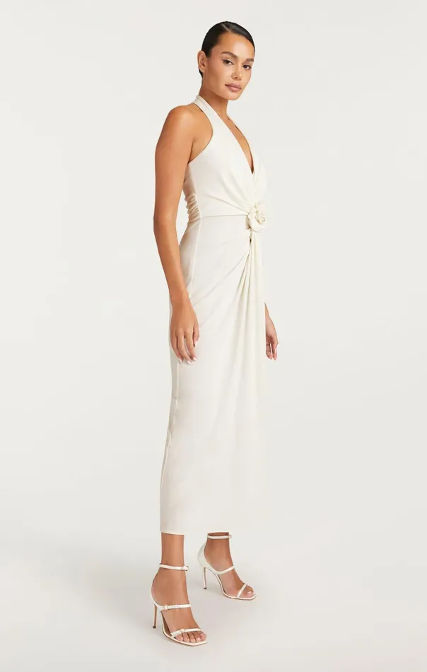 Women Cinq Sept Midi Kathleen Dress Ivory
