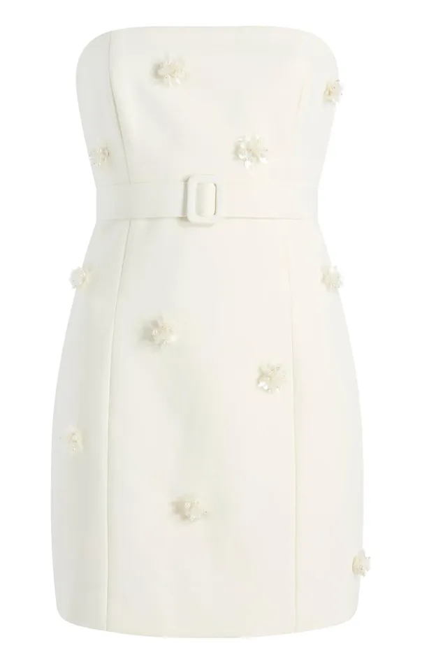 Women Cinq Sept Mini Blair Dress Ivory