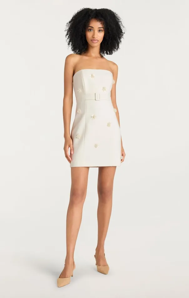 Women Cinq Sept Mini Blair Dress Ivory