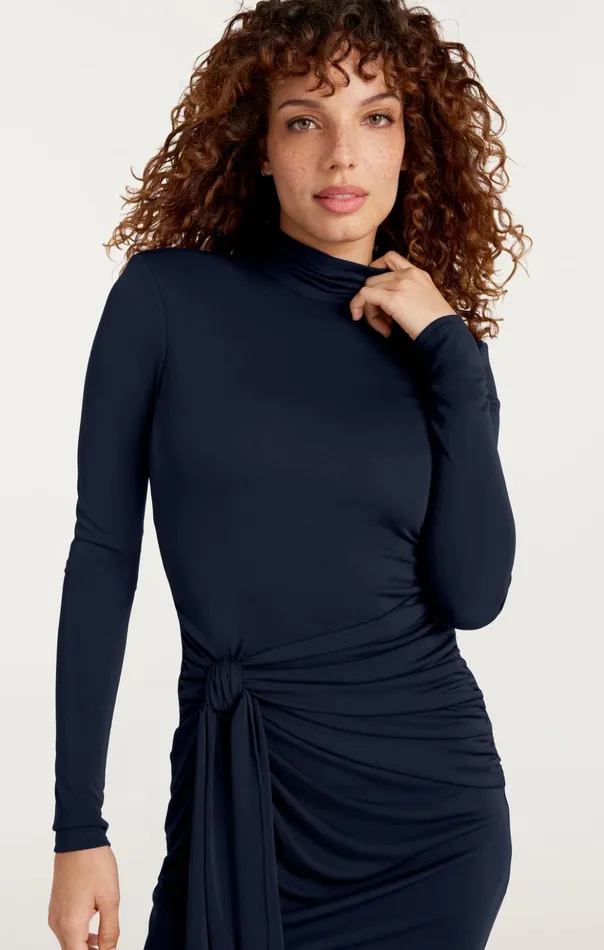 Women Cinq Sept Mini Mini Johnson Dress Navy