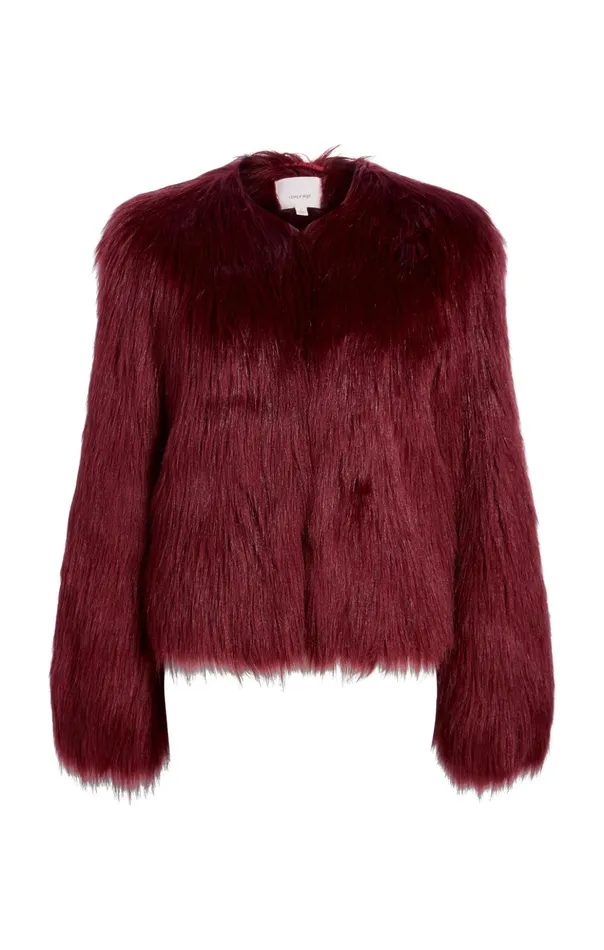 Women Cinq Sept Outerwear Benson Coat Rhubarb
