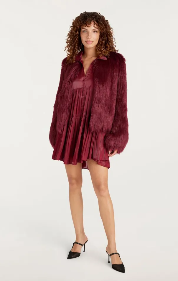 Women Cinq Sept Outerwear Benson Coat Rhubarb