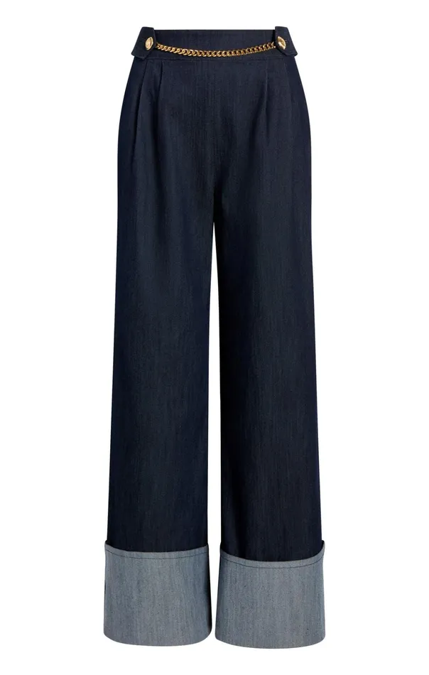 Women Cinq Sept Pants Bader Pant Indigo