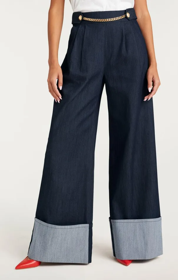 Women Cinq Sept Pants Bader Pant Indigo