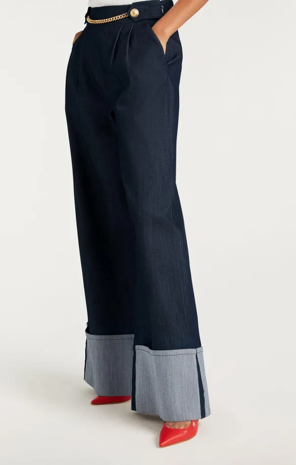 Women Cinq Sept Pants Bader Pant Indigo
