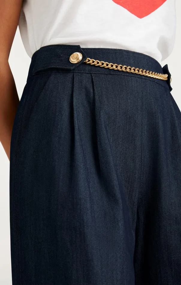 Women Cinq Sept Pants Bader Pant Indigo