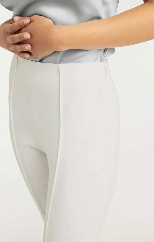 Women Cinq Sept Pants Billie Pant Ivory