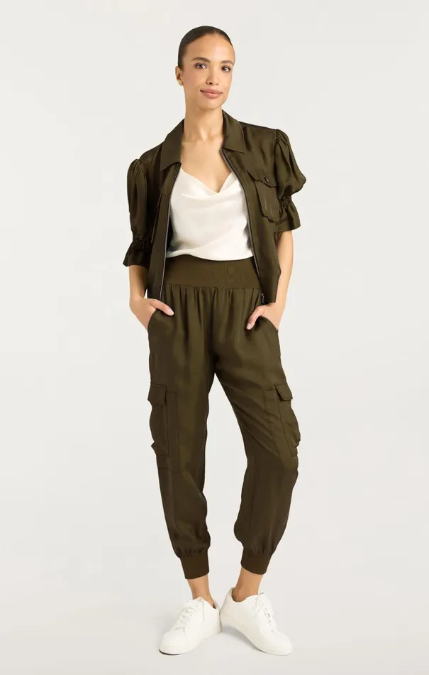 Women Cinq Sept Pants Giles Pant Dark Olive
