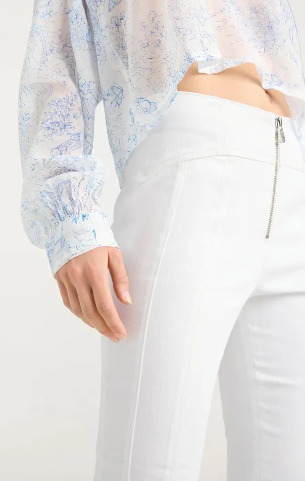 Women Cinq Sept Pants Loren Pant White