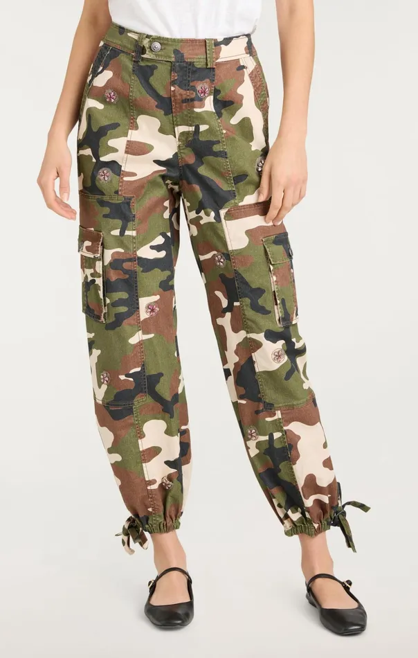 Women Cinq Sept Pants Love Camo Zola Pant Classic Multi