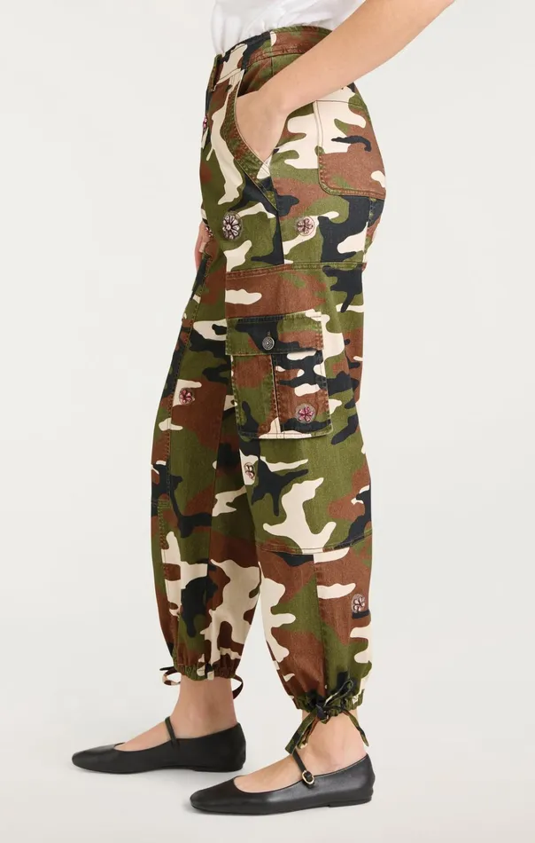 Women Cinq Sept Pants Love Camo Zola Pant Classic Multi