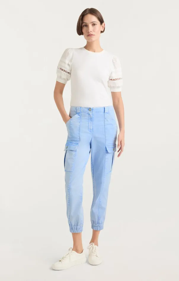Women Cinq Sept Pants Skinny Kelly Pant Skylight