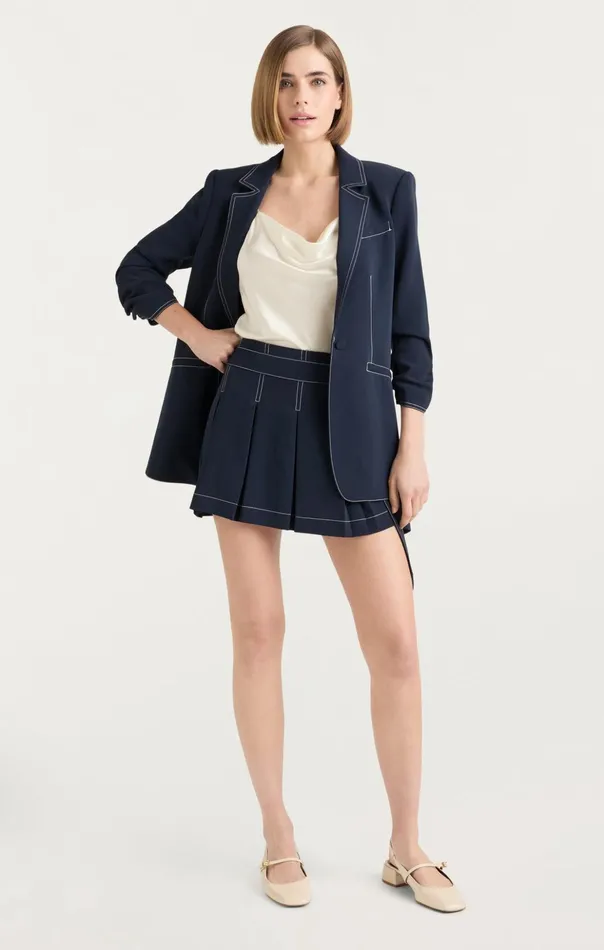 Women Cinq Sept Shorts Ciela Skort Navyivory
