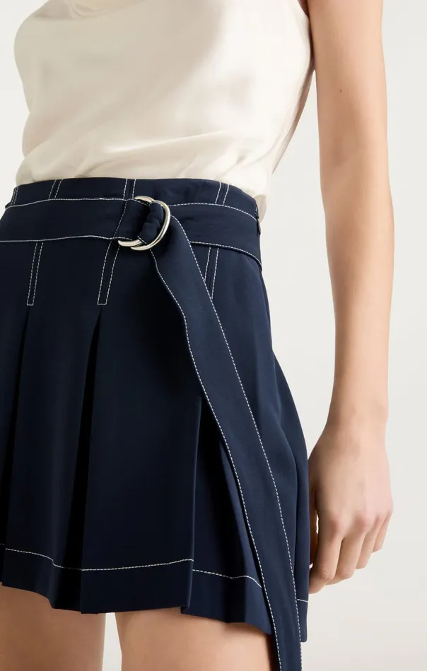 Women Cinq Sept Shorts Ciela Skort Navyivory