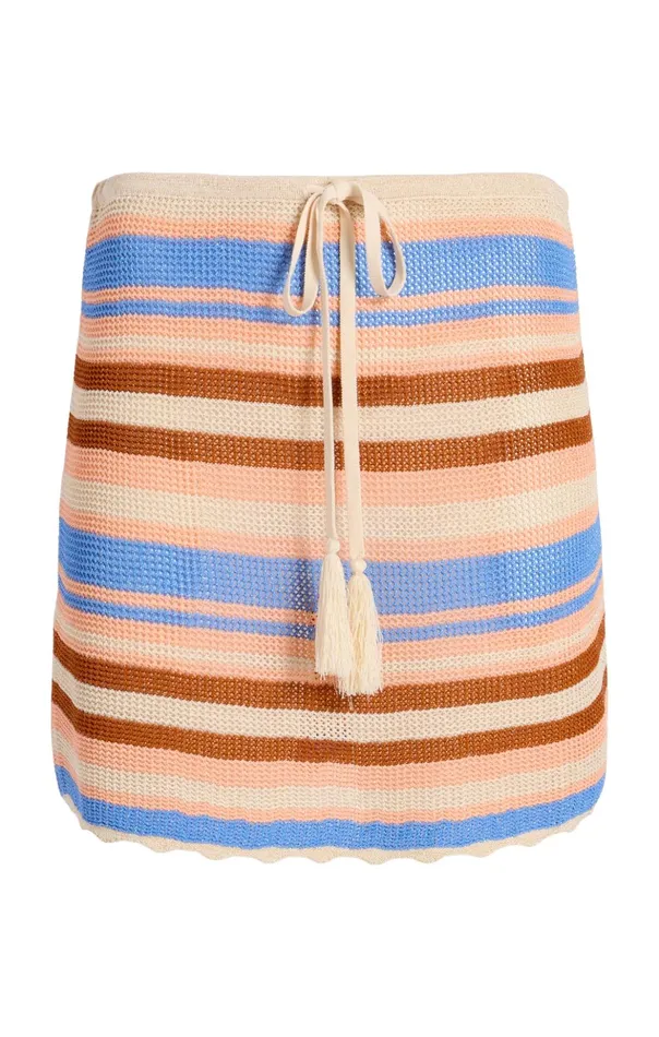 Women Cinq Sept Skirts Ari Skirt Natural Multi