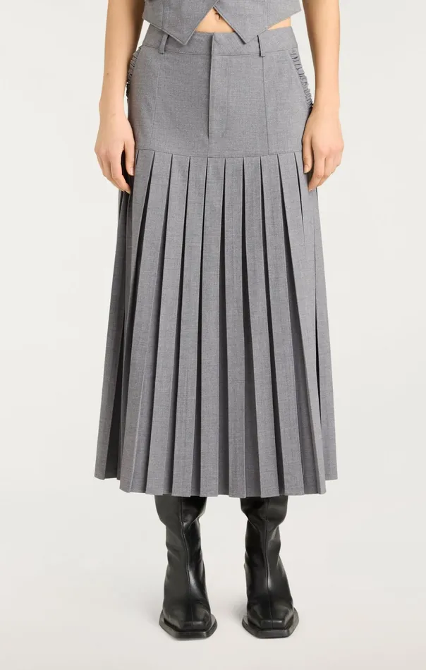 Women Cinq Sept Skirts Bane Skirt Steel Grey