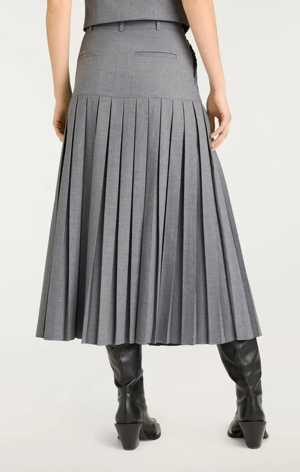 Women Cinq Sept Skirts Bane Skirt Steel Grey