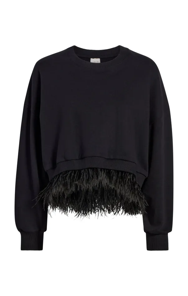 Women Cinq Sept Sweaters and Knits Albertine Sweatshirt Black