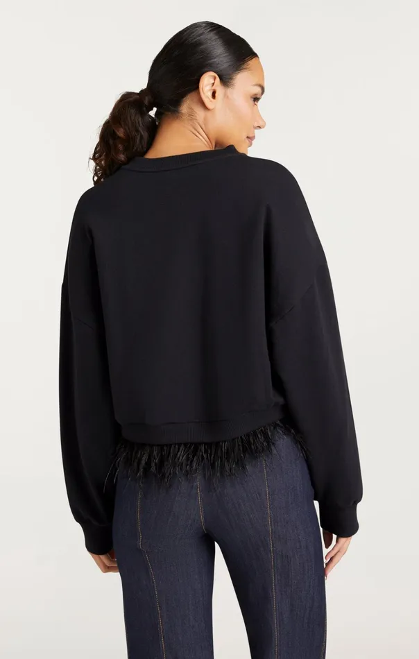 Women Cinq Sept Sweaters and Knits Albertine Sweatshirt Black