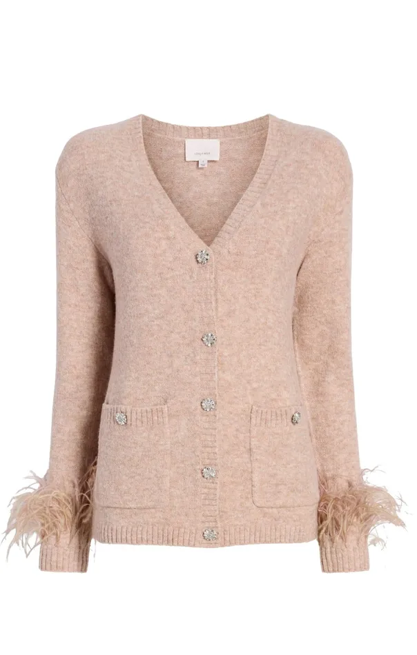 Women Cinq Sept Sweaters and Knits Dreama Marnie Cardigan Oatmeal Multi