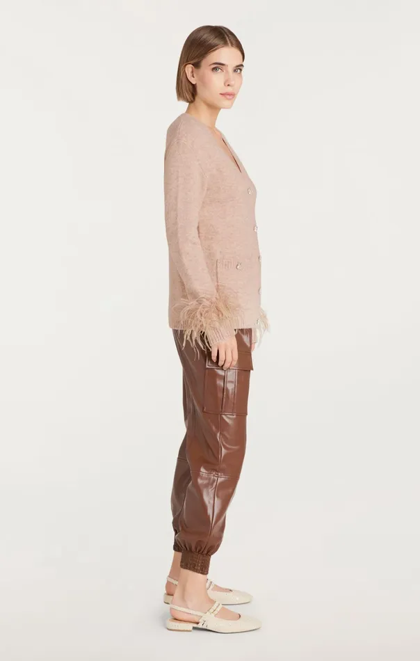 Women Cinq Sept Sweaters and Knits Dreama Marnie Cardigan Oatmeal Multi