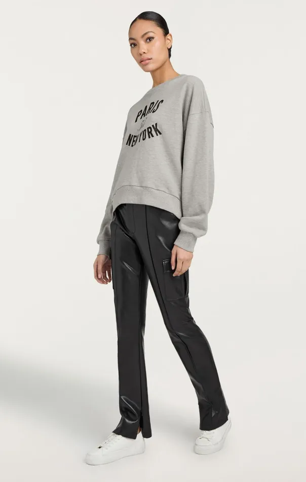 Women Cinq Sept Sweaters and Knits Paris New York Brandy Pullover Heather Greyblack