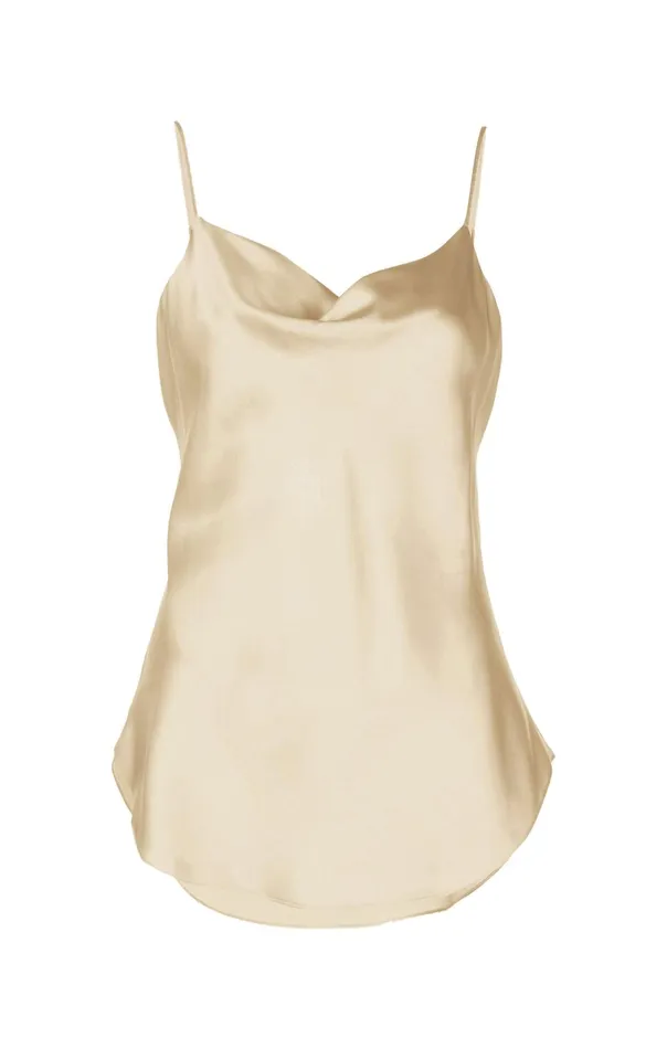 Women Cinq Sept Tank Tops and Camisoles Marta Cami Khaki