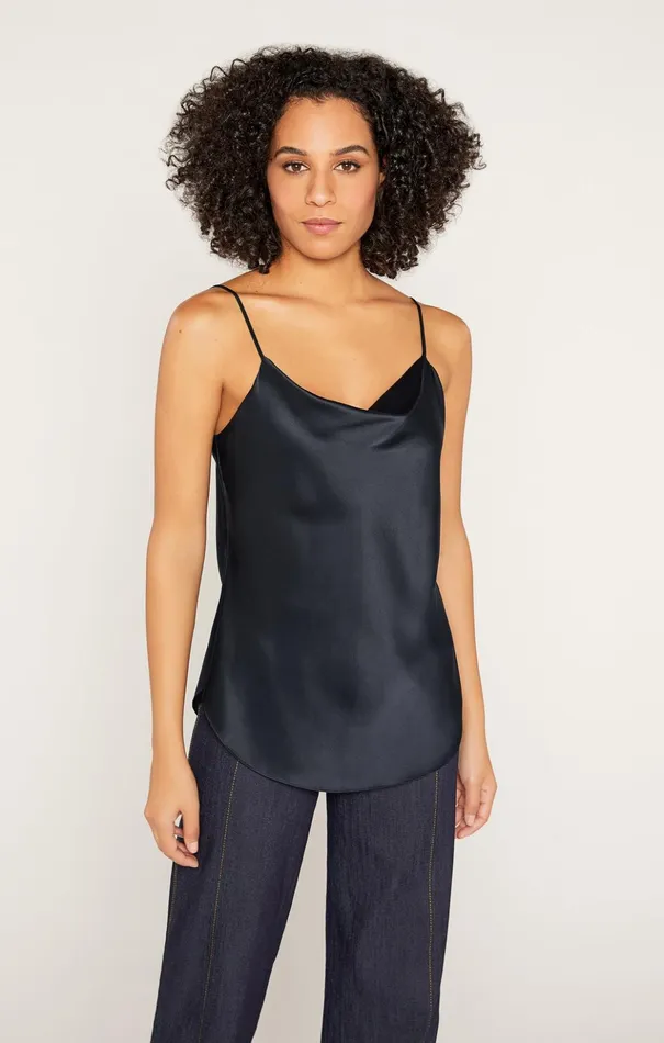 Women Cinq Sept Tank Tops and Camisoles Marta Cami Navy