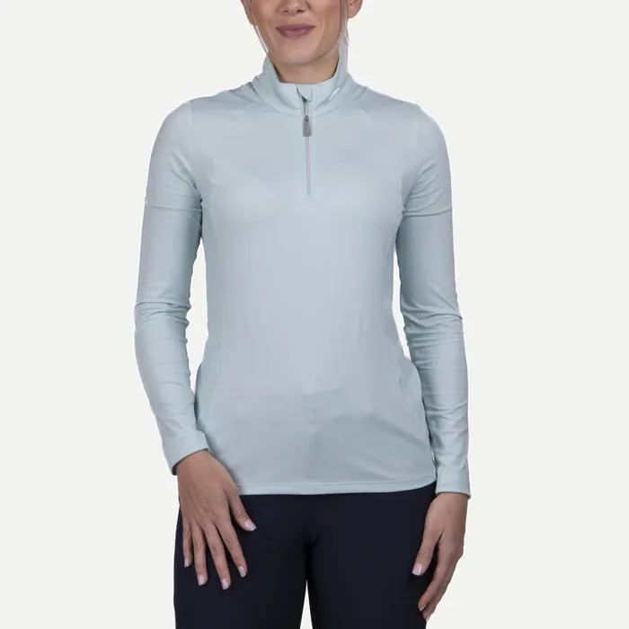 Women Collagen Midlayer HalfZip Mist KJUS Midlayers and Sweaters