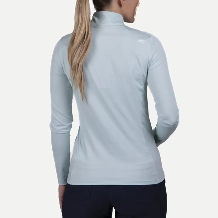 Women Collagen Midlayer HalfZip Mist KJUS Midlayers and Sweaters