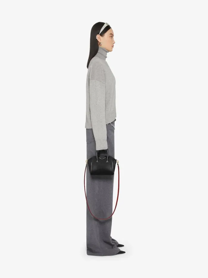 Women Crossbody Bags Givenchy Antigona Toy Bag In Box Leather Blackred Women Crossbody Bags Givenchy Antigona Toy Bag In Box Leather Blackred