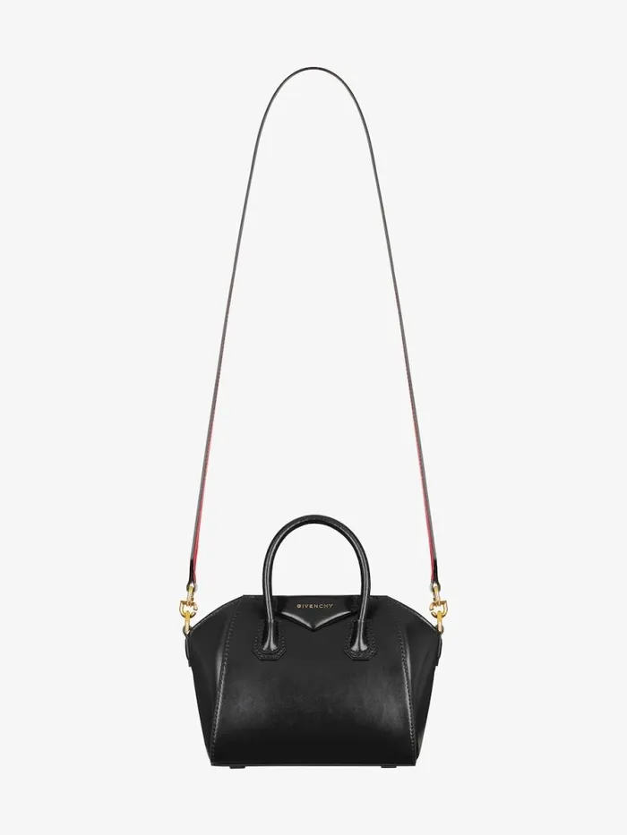 Women Crossbody Bags Givenchy Antigona Toy Bag In Box Leather Blackred Women Crossbody Bags Givenchy Antigona Toy Bag In Box Leather Blackred