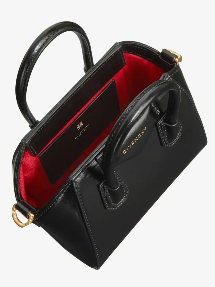Women Crossbody Bags Givenchy Antigona Toy Bag In Box Leather Blackred Women Crossbody Bags Givenchy Antigona Toy Bag In Box Leather Blackred