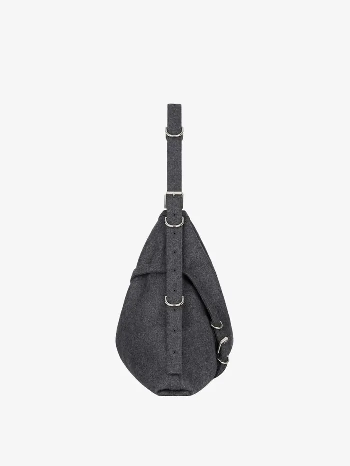 Women Crossbody Bags Givenchy Large Voyou Bag In Cashmere Medium Grey