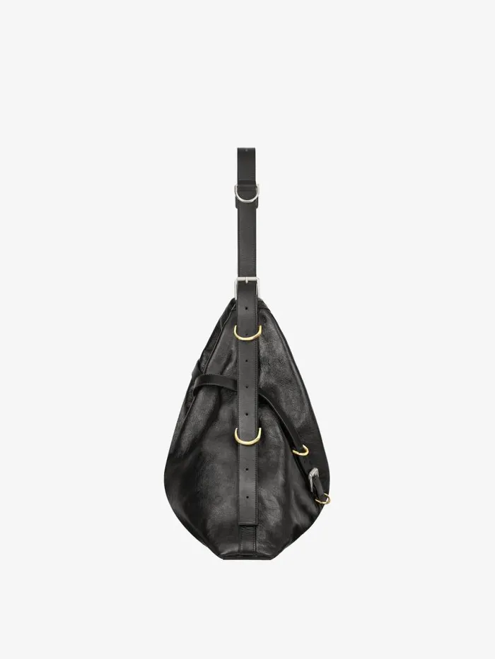 Women Crossbody Bags Givenchy Large Voyou Bag In Leather Black Women Crossbody Bags Givenchy Large Voyou Bag In Leather Black
