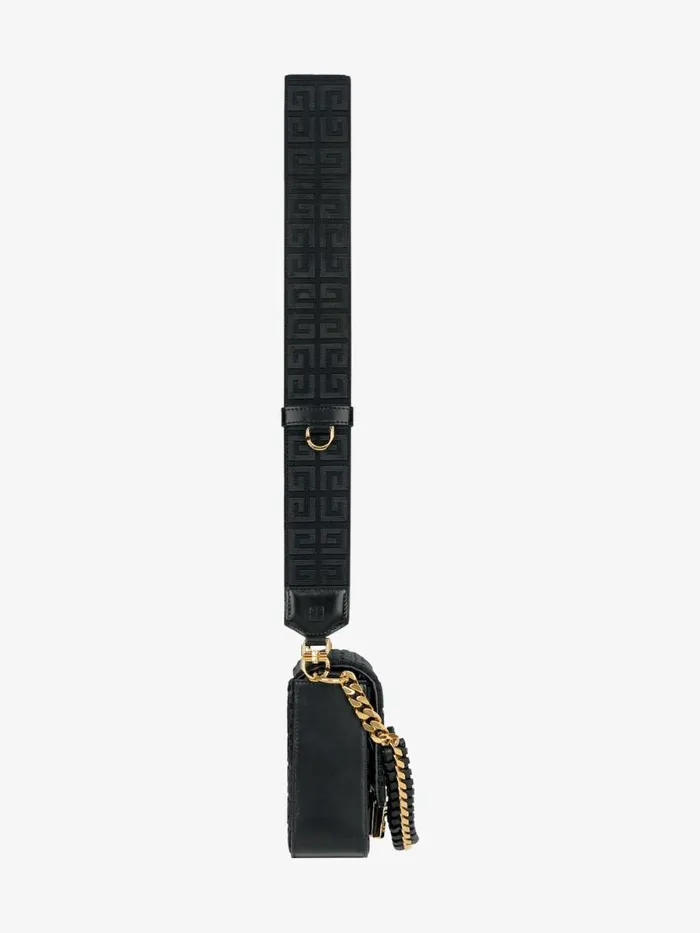 Women Crossbody Bags Givenchy Medium 4G Bag In 4G Embroidery With Chain Black Women Crossbody Bags Givenchy Medium 4G Bag In 4G Embroidery With Chain Black