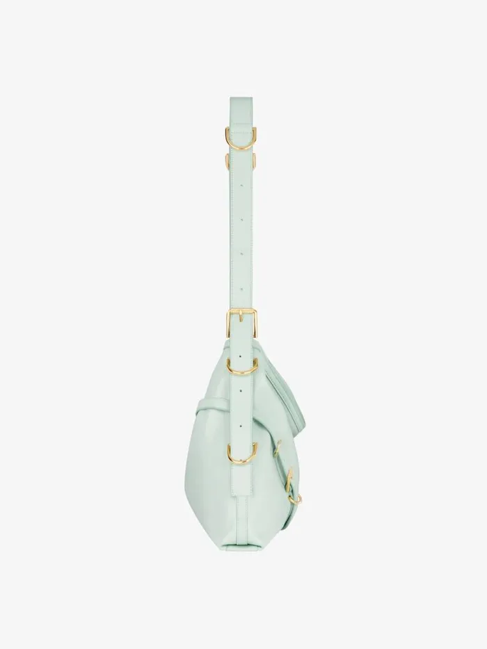 Women Crossbody Bags Givenchy Medium Voyou Bag In Leather Celadon Women Crossbody Bags Givenchy Medium Voyou Bag In Leather Celadon
