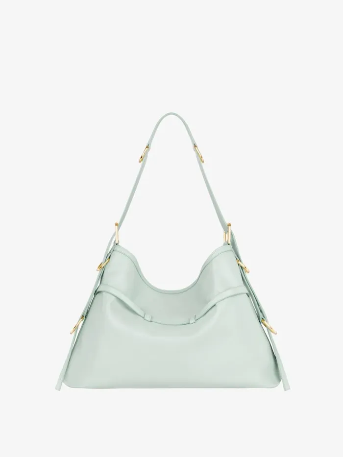 Women Crossbody Bags Givenchy Medium Voyou Bag In Leather Celadon Women Crossbody Bags Givenchy Medium Voyou Bag In Leather Celadon