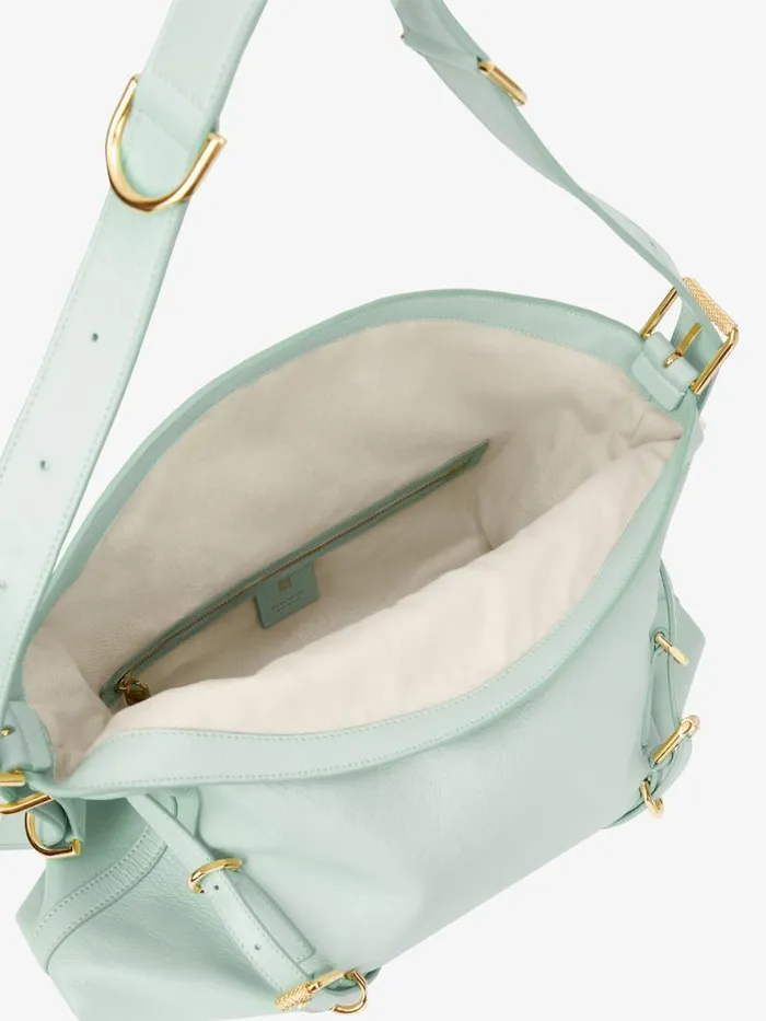 Women Crossbody Bags Givenchy Medium Voyou Bag In Leather Celadon Women Crossbody Bags Givenchy Medium Voyou Bag In Leather Celadon