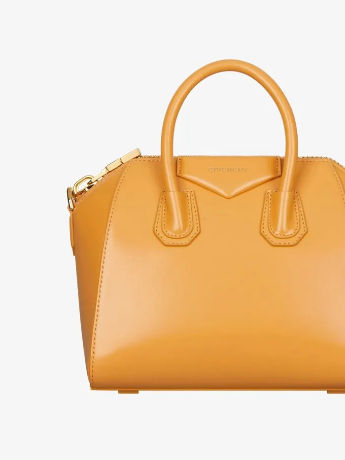 Women Crossbody Bags Givenchy Mini Antigona Bag In Box Leather Blush Orange Women Crossbody Bags Givenchy Mini Antigona Bag In Box Leather Blush Orange