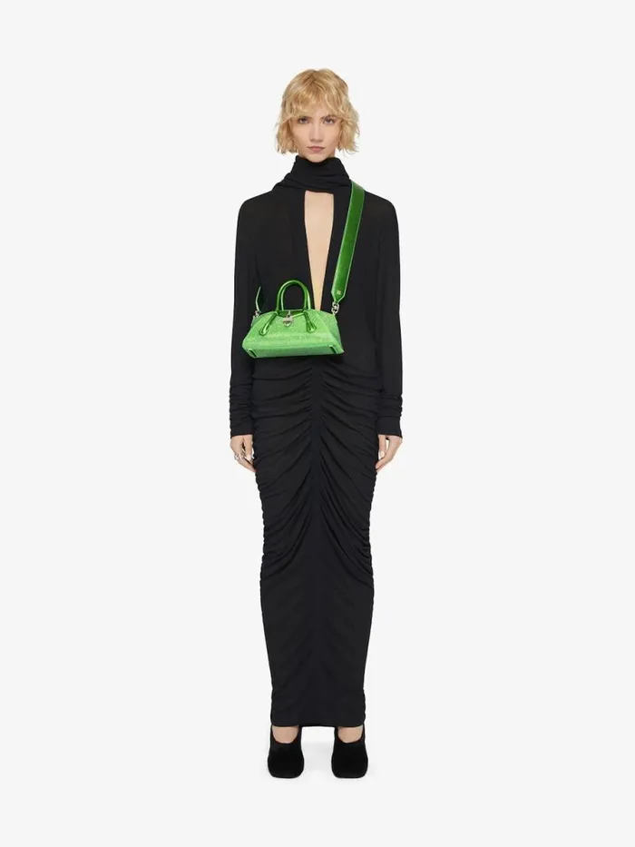 Women Crossbody Bags Givenchy Mini Antigona Stretch Bag In Satin With Strass Absynthe Green Women Crossbody Bags Givenchy Mini Antigona Stretch Bag In Satin With Strass Absynthe Green