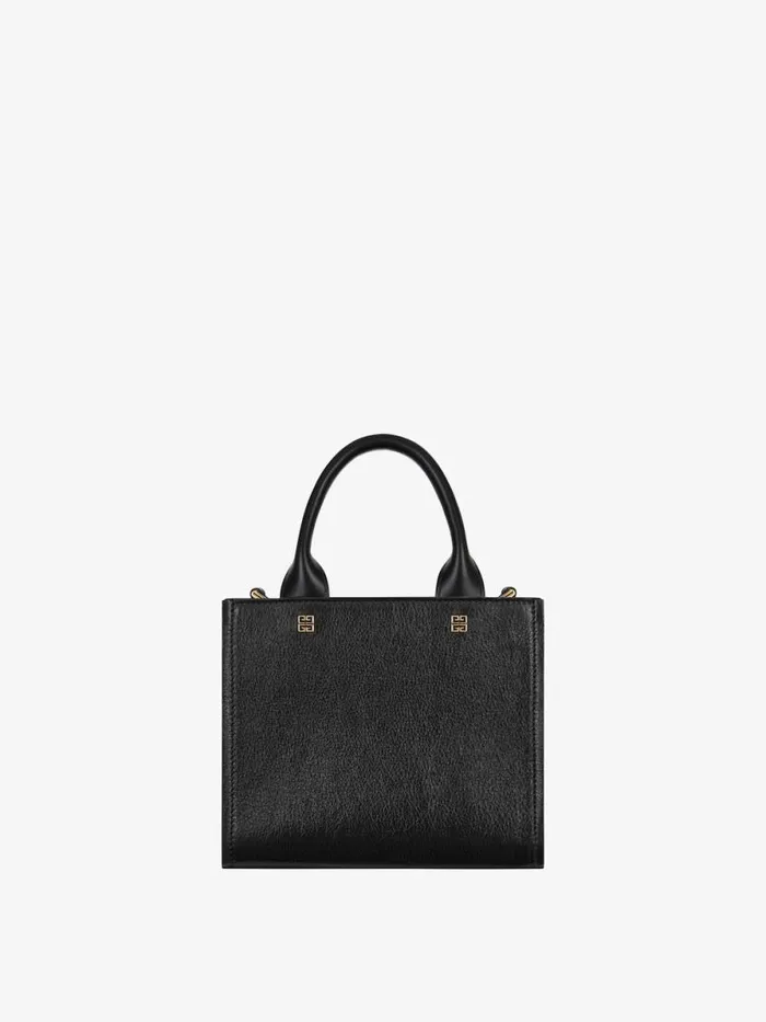 Women Crossbody Bags Givenchy Mini GTote Shopping Bag In Leather Black
