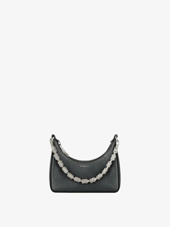 Women Crossbody Bags Givenchy Mini Moon Cut Out Bag In Leather With Chain Black Women Crossbody Bags Givenchy Mini Moon Cut Out Bag In Leather With Chain Black