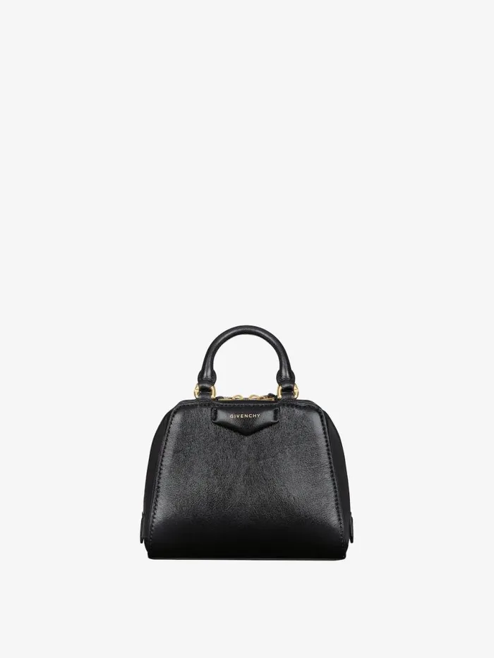 Women Crossbody Bags Givenchy Nano Antigona Cube Bag In Leather Black
