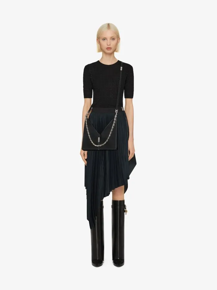 Women Crossbody Bags Givenchy Small Cut Out Bag In Box Leather With Chain Black Women Crossbody Bags Givenchy Small Cut Out Bag In Box Leather With Chain Black