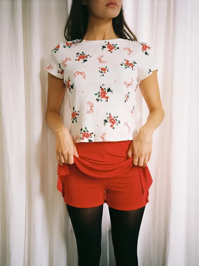 Women Darcy Skort Red Slinky Lisa Says Gah Skirts