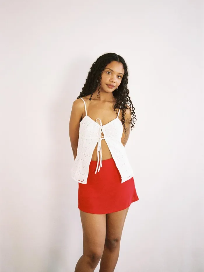 Women Darcy Skort Red Slinky Lisa Says Gah Skirts