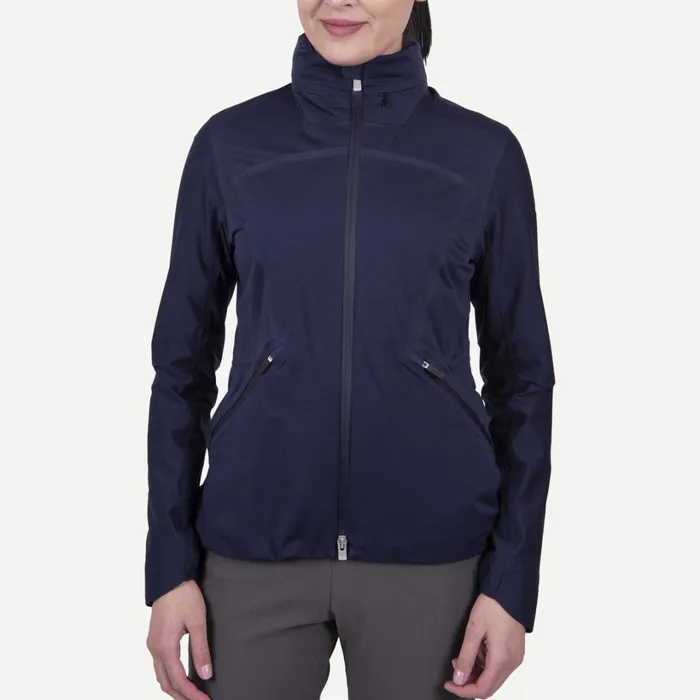 Women Delina Rain Jacket Atlanta Blue KJUS Rainwear